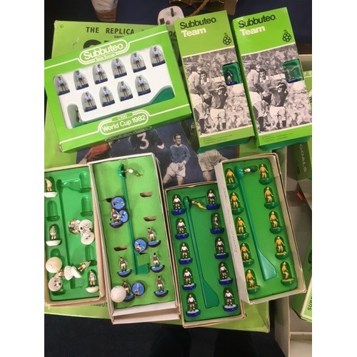 325A - Two Subbuteo games, and Tank Battle, boxed.