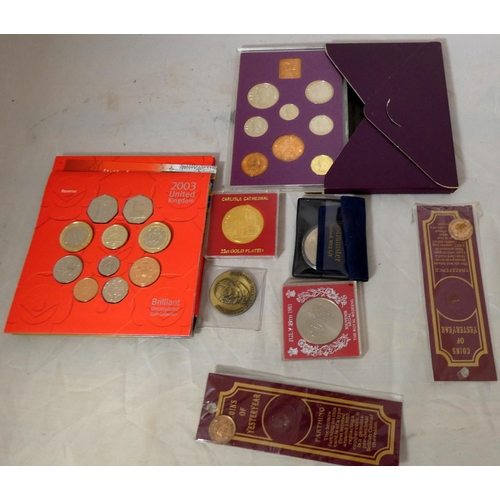 315 - Various 2003, 1970-coin sets etc.