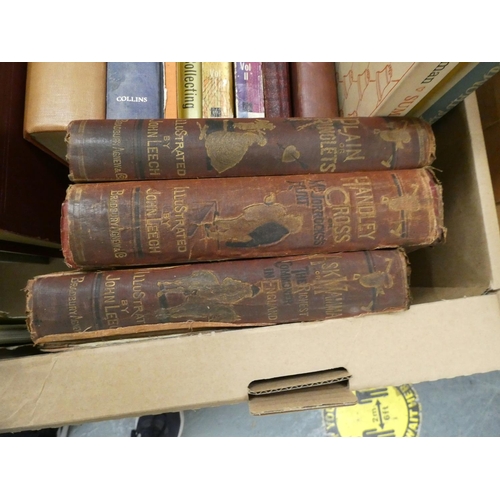 324 - Large box of various vintage books to include history related.