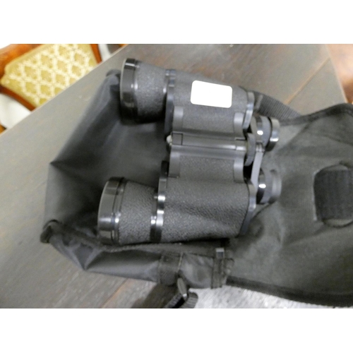 358 - Pair of cased Malina binoculars.