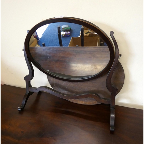 361 - Antique tabletop mirror.