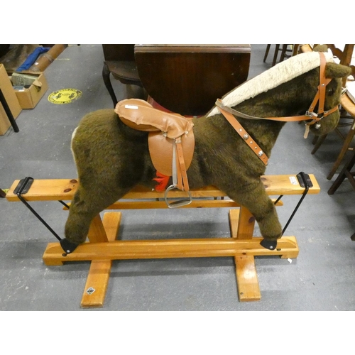 455 - Modern Pegusus rocking horse.