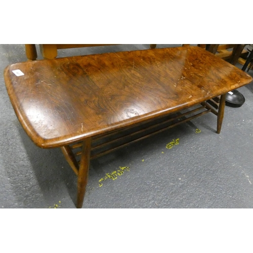 461 - Two tier vintage Ercol coffee table.