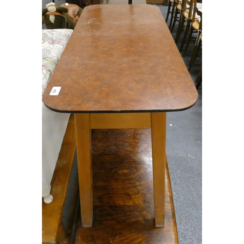 462 - Vintage formica dining table.