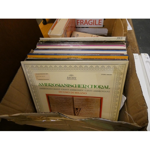 502 - Box of mainly classical records.