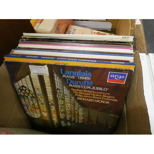 502 - Box of mainly classical records.