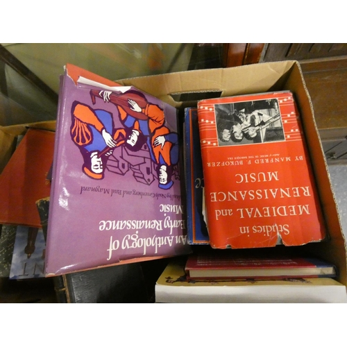 509 - Two boxes of vintage books.