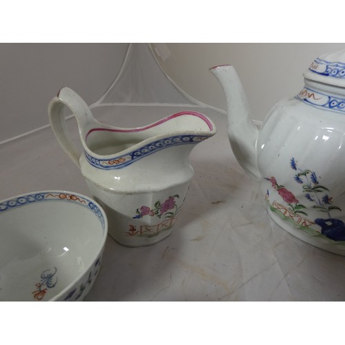 5 - Antique Worcester tea set.