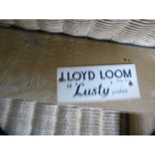 516 - Lloyd loom 'Lusty' armchair.