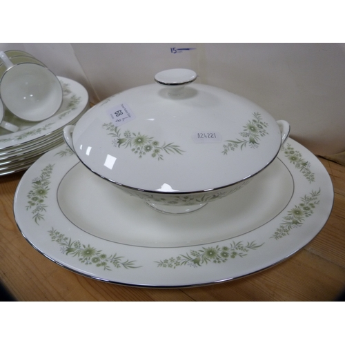 68 - Wedgwood 'Westbury' pattern part dinner set, and a Wedgwood 'Gold Chelsea' pattern part dinner set.