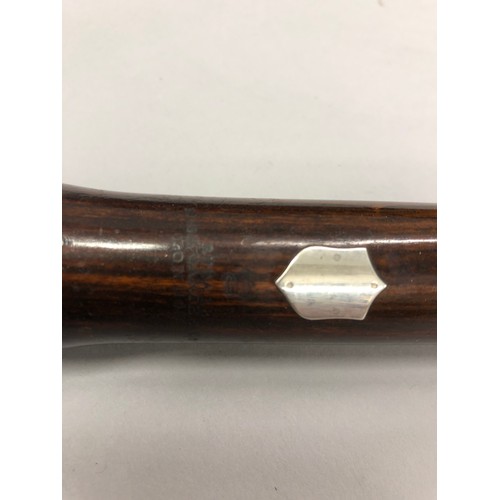 369 - Ruddall, Rose Carte & Co rosewood flute, stamped on the barrel, 'Ruddall, Rose Carte & Co Lo... 