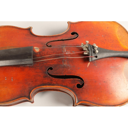 386A - French Viola by H Derazey, circa 1860, labelled ' H Derazey A Mirecourt,' Branded Internally H Deraz... 