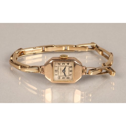 140 - Ladies 9 ct gold Rotary wrist watch.total weight  11.6 grams