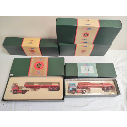 57 - Corgi. Five limited edition boxed 1:50 scale diecast model vehicles from Corgi's 'Premium Edition' r... 
