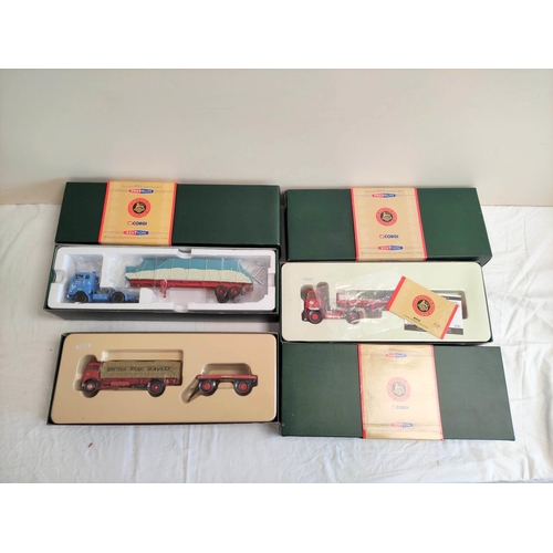 57 - Corgi. Five limited edition boxed 1:50 scale diecast model vehicles from Corgi's 'Premium Edition' r... 
