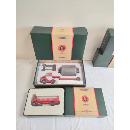 58 - Corgi. Five limited edition boxed 1:50 scale diecast model vehicles from Corgi's 'Premium Edition' r... 