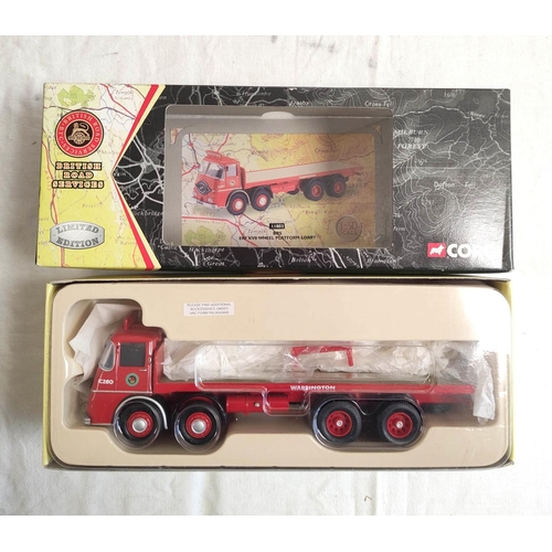 63 - Corgi British Road Services. Six boxed limited edition 1:50 scale diecast model sets to include AEC ... 