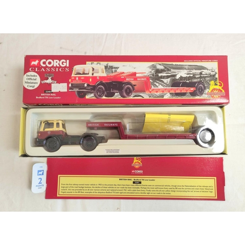 Corgi Classics. Five boxed 1:50 scale diecast model British Rail sets to  include Scammell Scarab 150