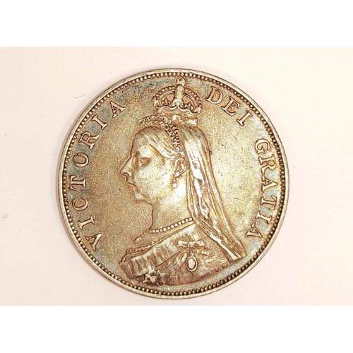 162 - United Kingdom. Queen Victoria (1837-1901) 1887 double florin S.3923. VF