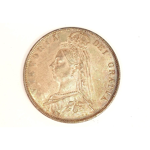 163 - United Kingdom. Queen Victoria (1837-1901) silver halfcrown 1890 S.3924. NM