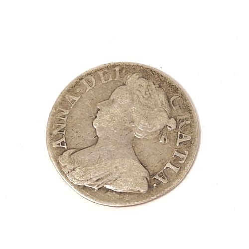 177 - United Kingdom. Large collection of sterling silver coinage to include a 1710 threepence, 1898 halfc... 