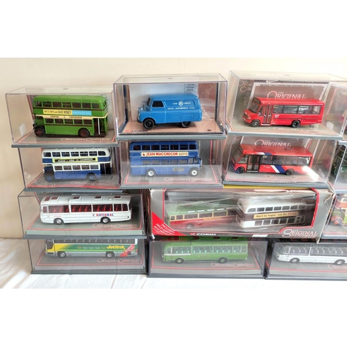 68 - Corgi. Eighteen Original Omnibus Bus Operators in Britain nine limited edition cased models to inclu... 