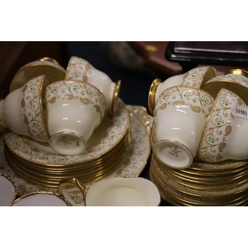 44 - New Chelsea of Staffordshire floral pattern teaset, and Royal Staffard bone china gilt edge coffee c... 