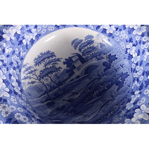 50 - Copeland & Garrett late Spode blue and white Italian pottery washbowl, 44cm diameter.