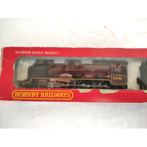 124 - Five boxed Hornby 00 gauge locomotives to include R537 LMS 4-6-0 Patriot Class “Duke of Sutherland”,... 