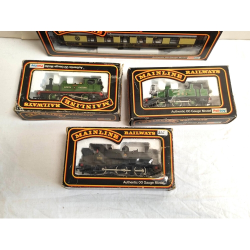 125 - Six boxed Mainline 00 gauge locomotives and rolling stock to include 57XX Pannier Tank Locomotive BR... 