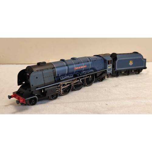 127 - Hornby. Five model locomotives to include LMS Class 4P 2-6-4T 2300 L5268, Princess Coronation Class ... 