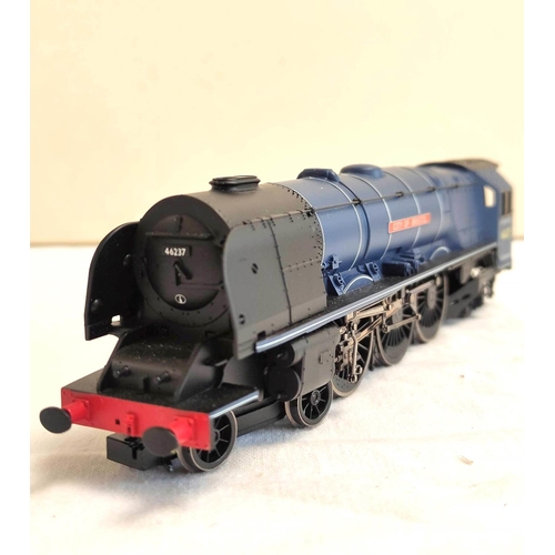 127 - Hornby. Five model locomotives to include LMS Class 4P 2-6-4T 2300 L5268, Princess Coronation Class ... 