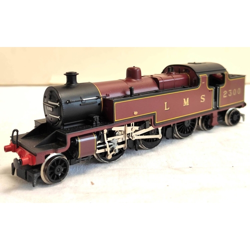 127 - Hornby. Five model locomotives to include LMS Class 4P 2-6-4T 2300 L5268, Princess Coronation Class ... 