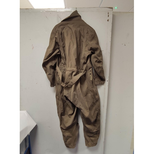 217 - WW2 era British RAF 22C/778 Sidcot pattern 41 electric flying suit with Air Ministry fasteners.