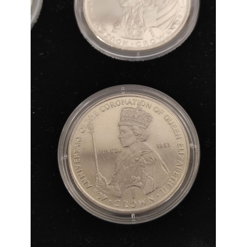 180 - Gibraltar. 1993 Kings and Queens of England silver crown coin set comprising of twelve 1oz coins.... 