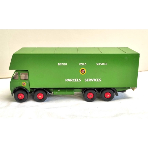 75 - Three diecast 1.48 scale BRS vehicles likely by Asam models to include 8 wheel flatbed Bradford Parc... 