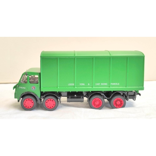 75 - Three diecast 1.48 scale BRS vehicles likely by Asam models to include 8 wheel flatbed Bradford Parc... 