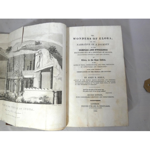 158 - SEELY JOHN B.  The Wonders of Elora or The Narrative of A Journal to the Temples & Dwellings ...... 