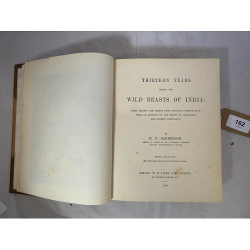 162 - SANDERSON G. P. (Officer in Charge of the Government Elephant Catching Establishment in Mysore). Thi... 