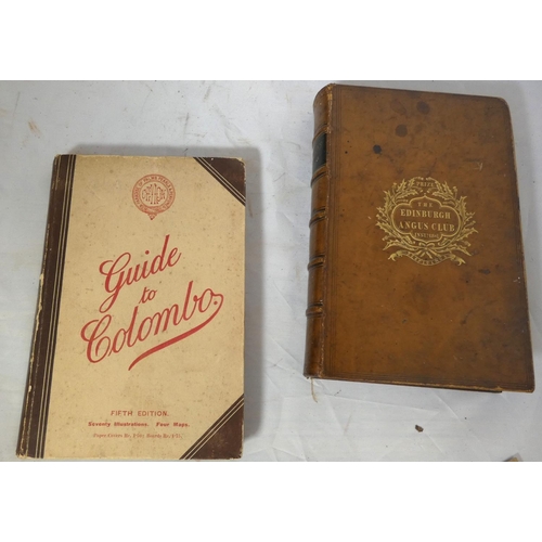 164 - KNIGHTON WILLIAM.  The History of Ceylon. Calf (Edinburgh Angus Club prize). 1845; also George J. A.... 