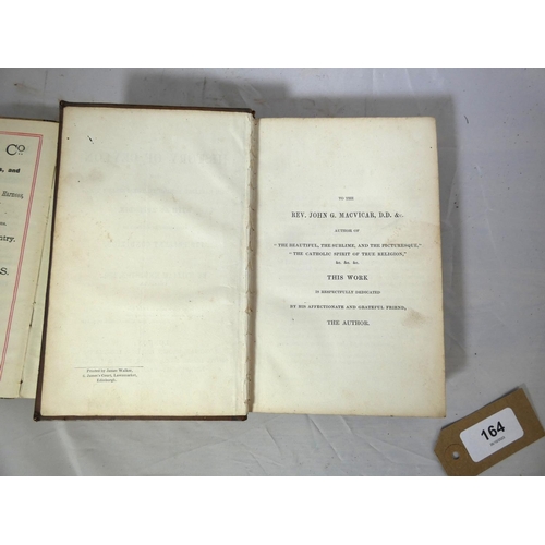 164 - KNIGHTON WILLIAM.  The History of Ceylon. Calf (Edinburgh Angus Club prize). 1845; also George J. A.... 