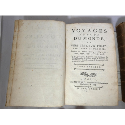 53 - DE PAGES P. M. F.  Voyages Autour Du Monde et Vers Les Deux Poles par Terre et Par Mer. 2 ... 