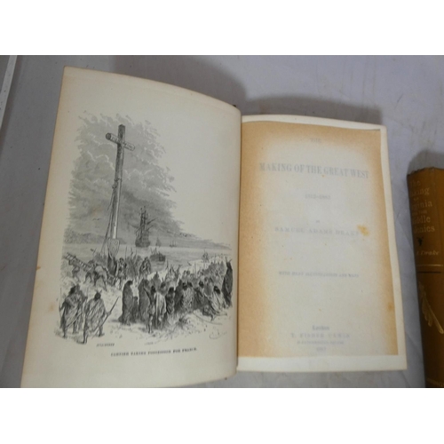 70 - DRAKE SAMUEL ADAMS.  The Making of the Great West and The Making of Virginia & the Mid... 