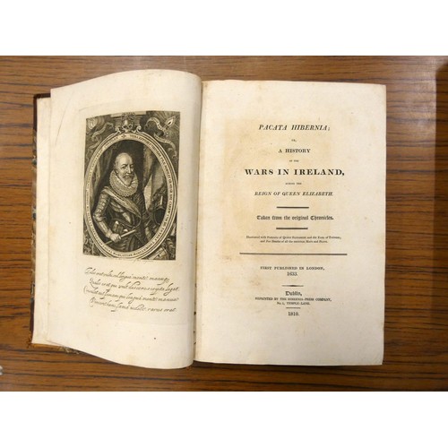 50 - (STAFFORD THOMAS).  Pacata Hibernia, or A History of the Wars in Ireland During the Reign of Queen E... 