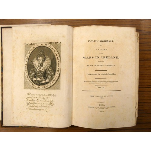 50 - (STAFFORD THOMAS).  Pacata Hibernia, or A History of the Wars in Ireland During the Reign of Queen E... 