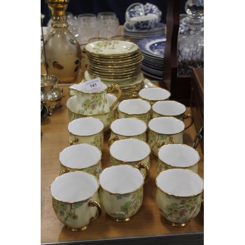 141 - Standard China Mayflower teaset to include cups, saucers, plates, jug, bowl, etc.