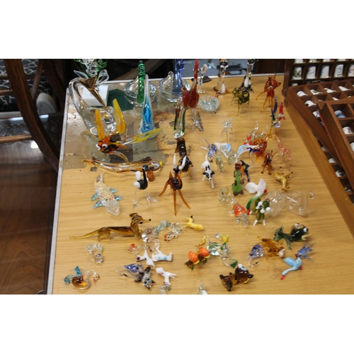 245 - Italian Art Glass animal models.