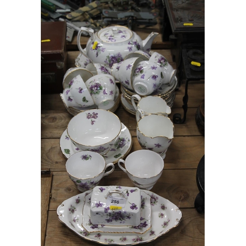 256 - Hammersley Victorian Violets teaset.