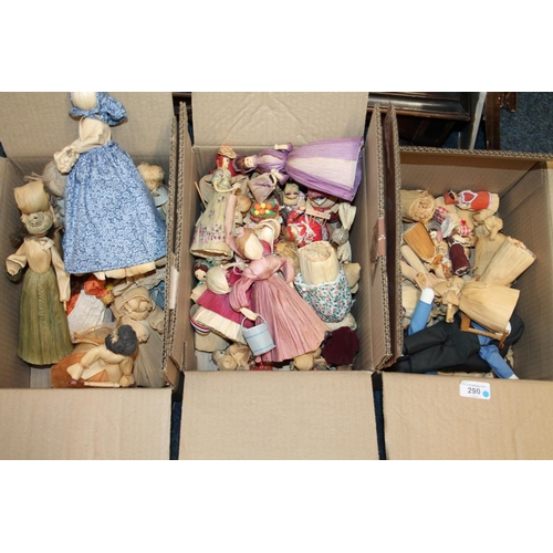 290 - Dolls made from natural fibres.