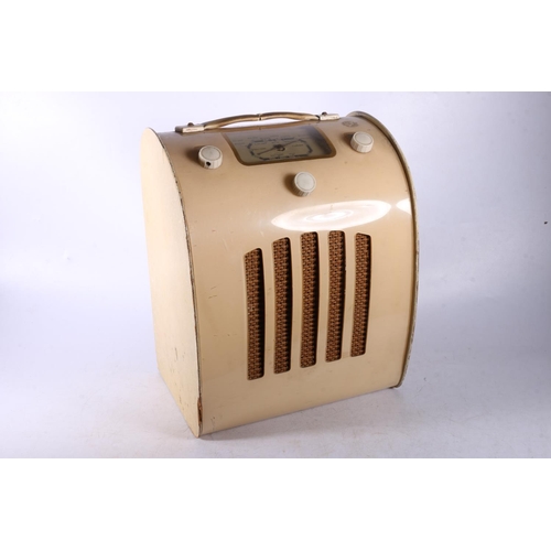 107 - Vintage Ever Ready radio, 33cm high.